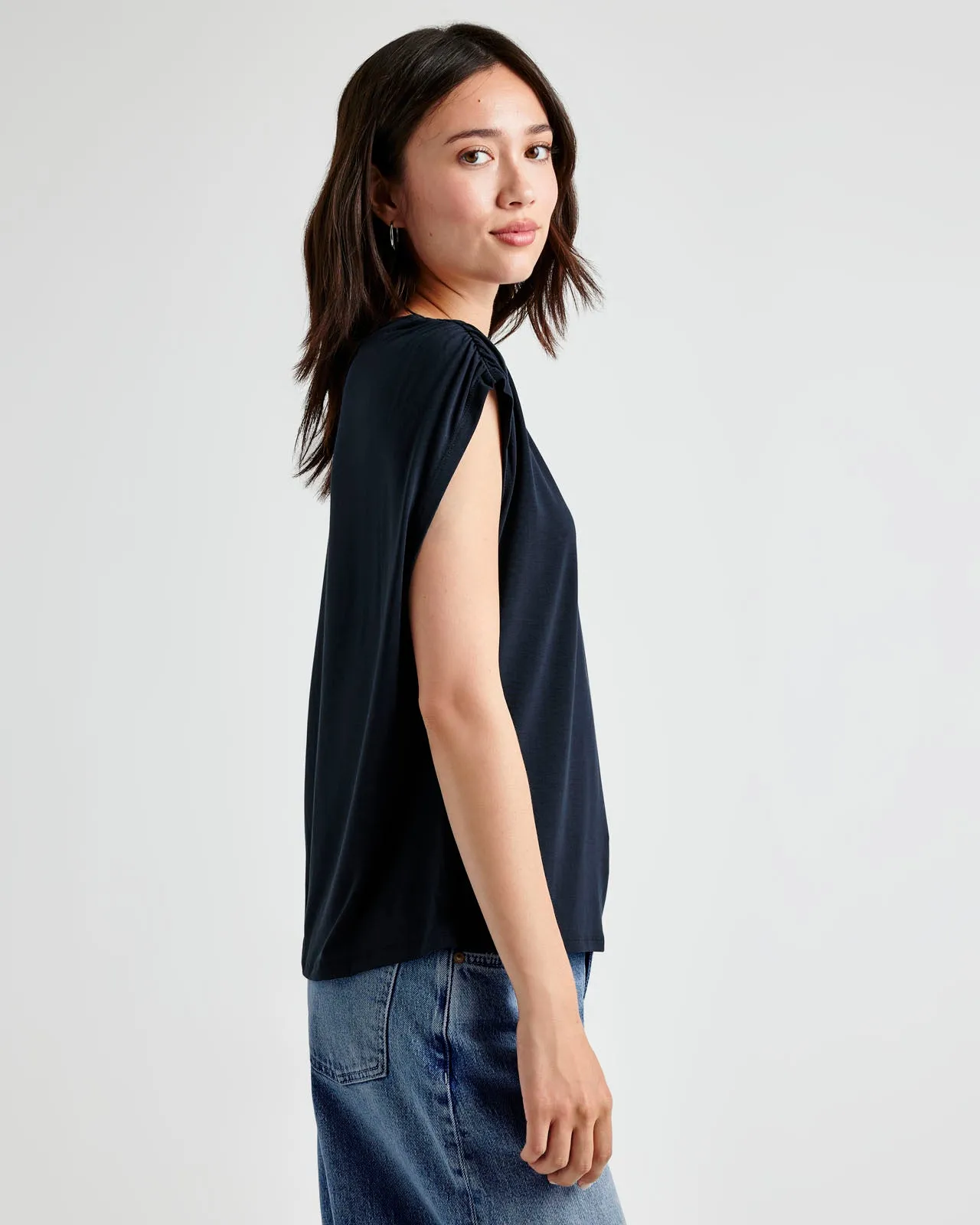 Bamboo Ruched Tank