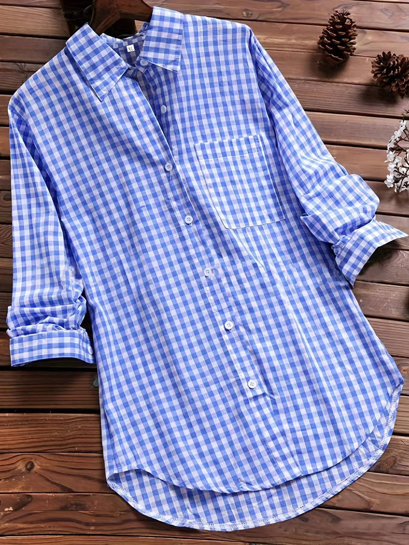 Beach Style Button-Down Shirt