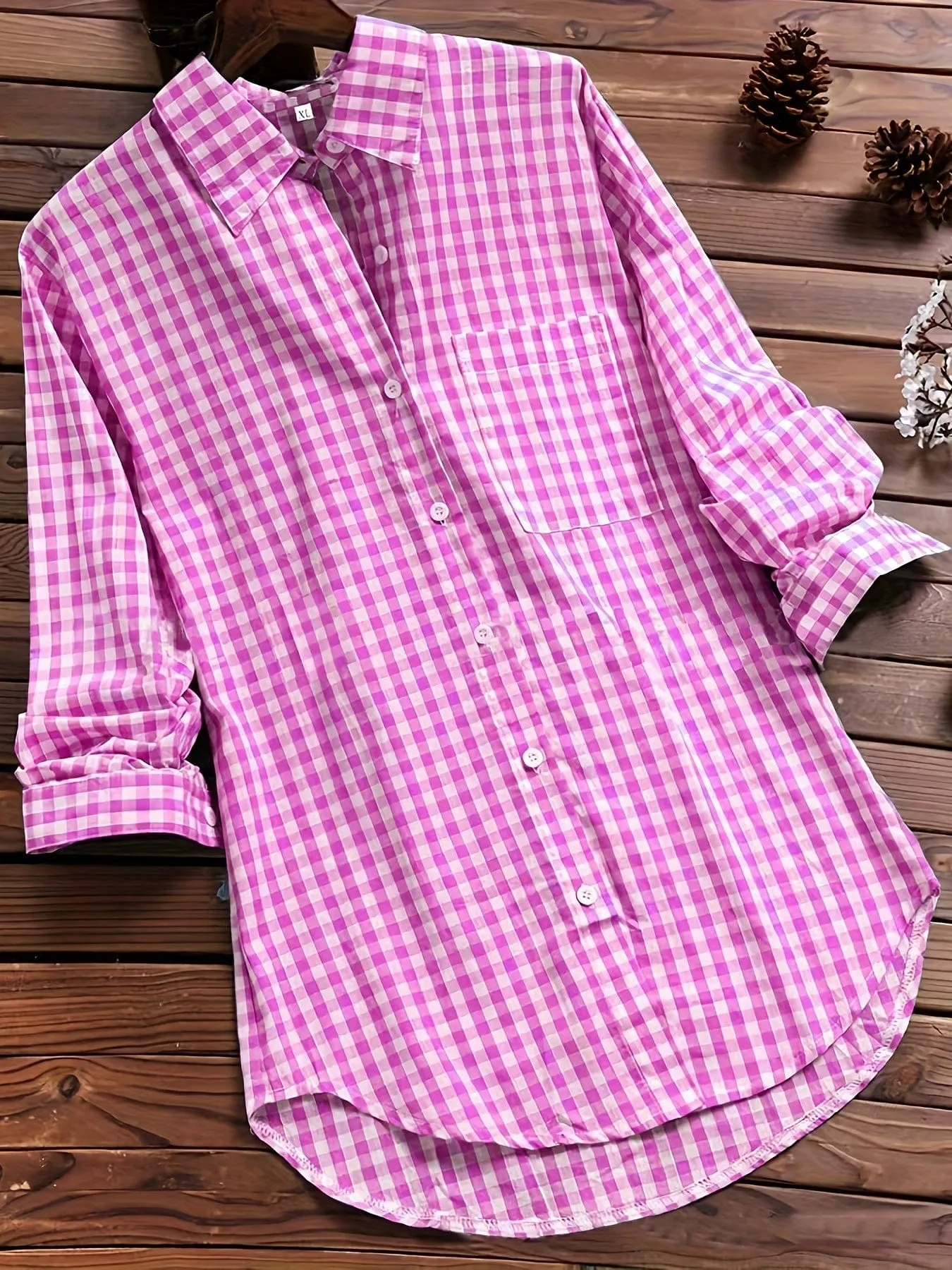 Beach Style Button-Down Shirt