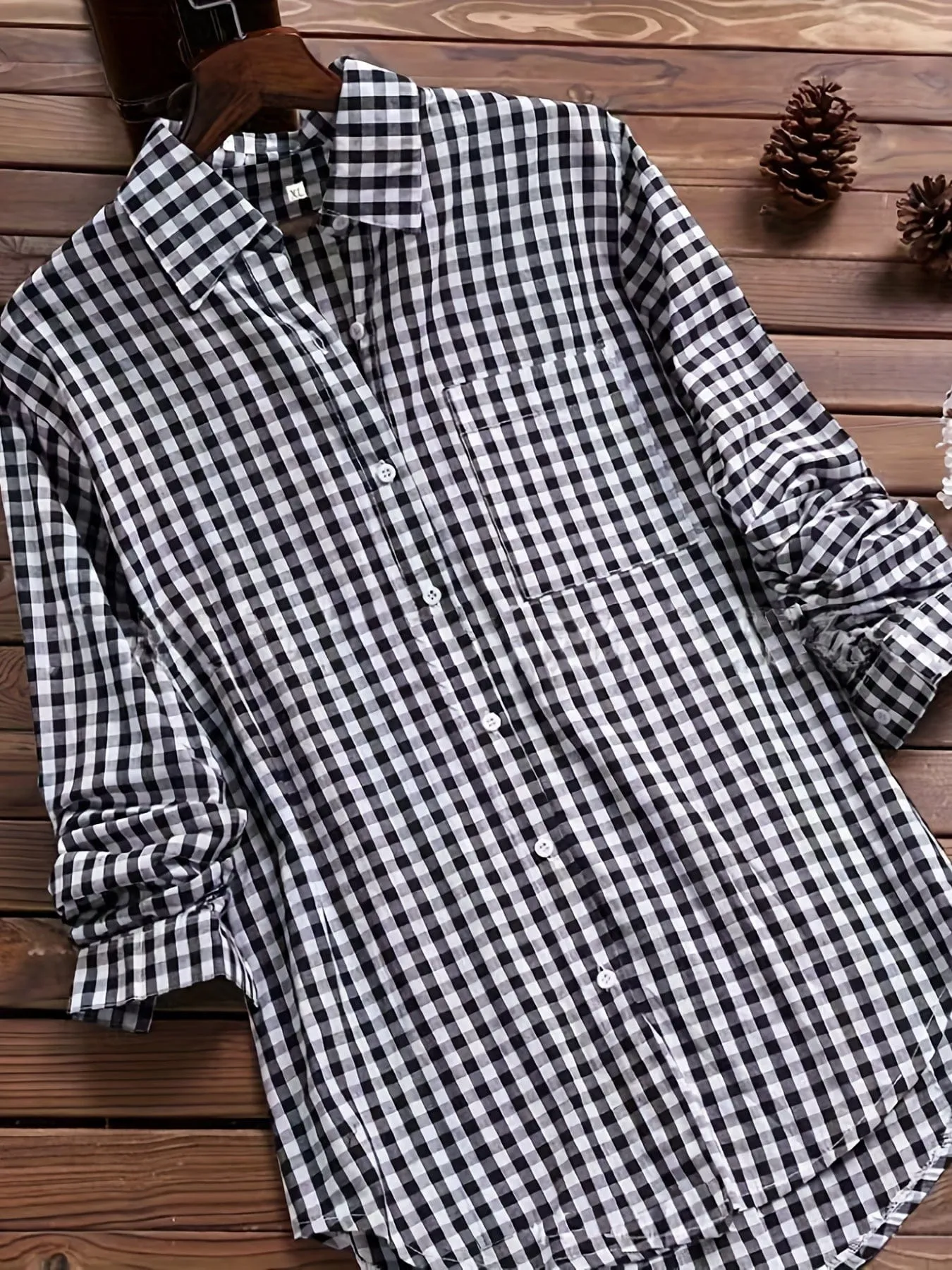 Beach Style Button-Down Shirt