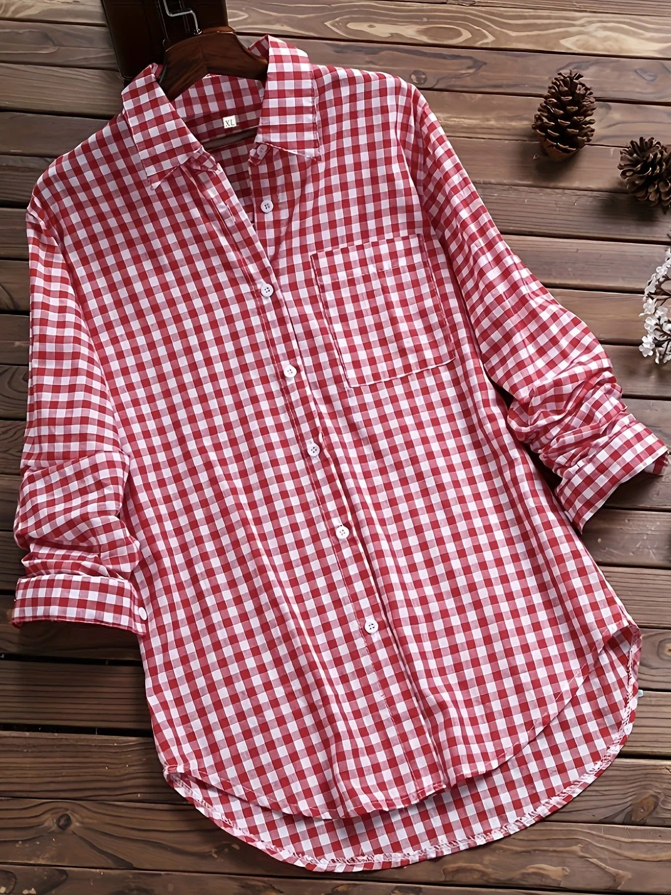 Beach Style Button-Down Shirt