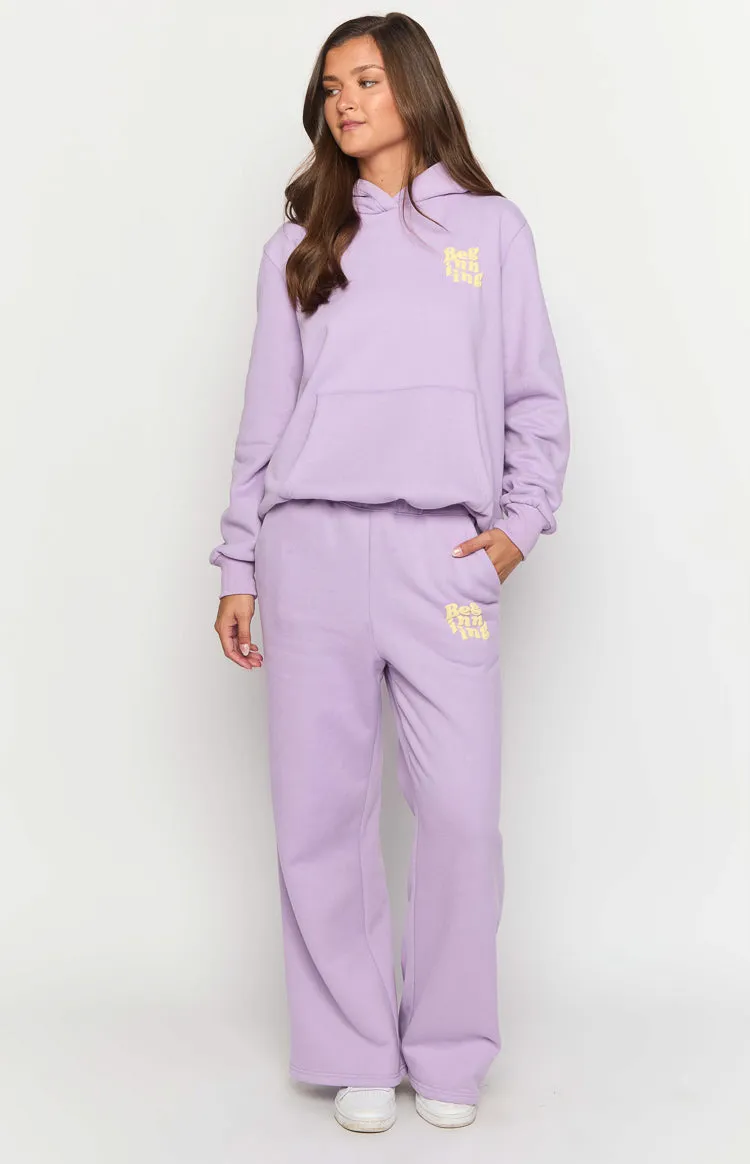 Beginning Purple Snuggle Track Pants