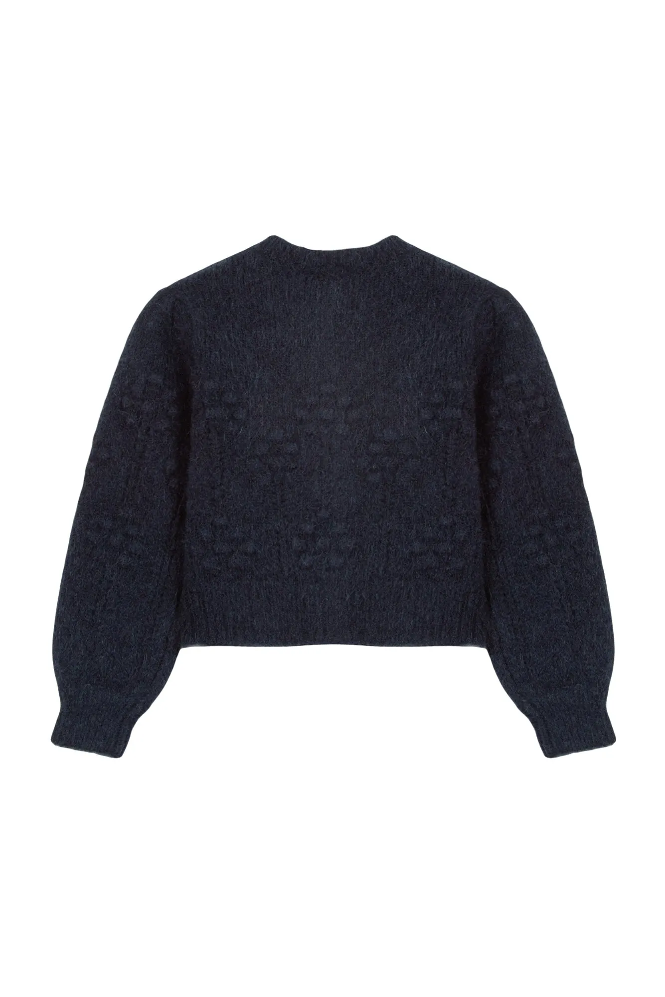 Cardigan - Navy wool