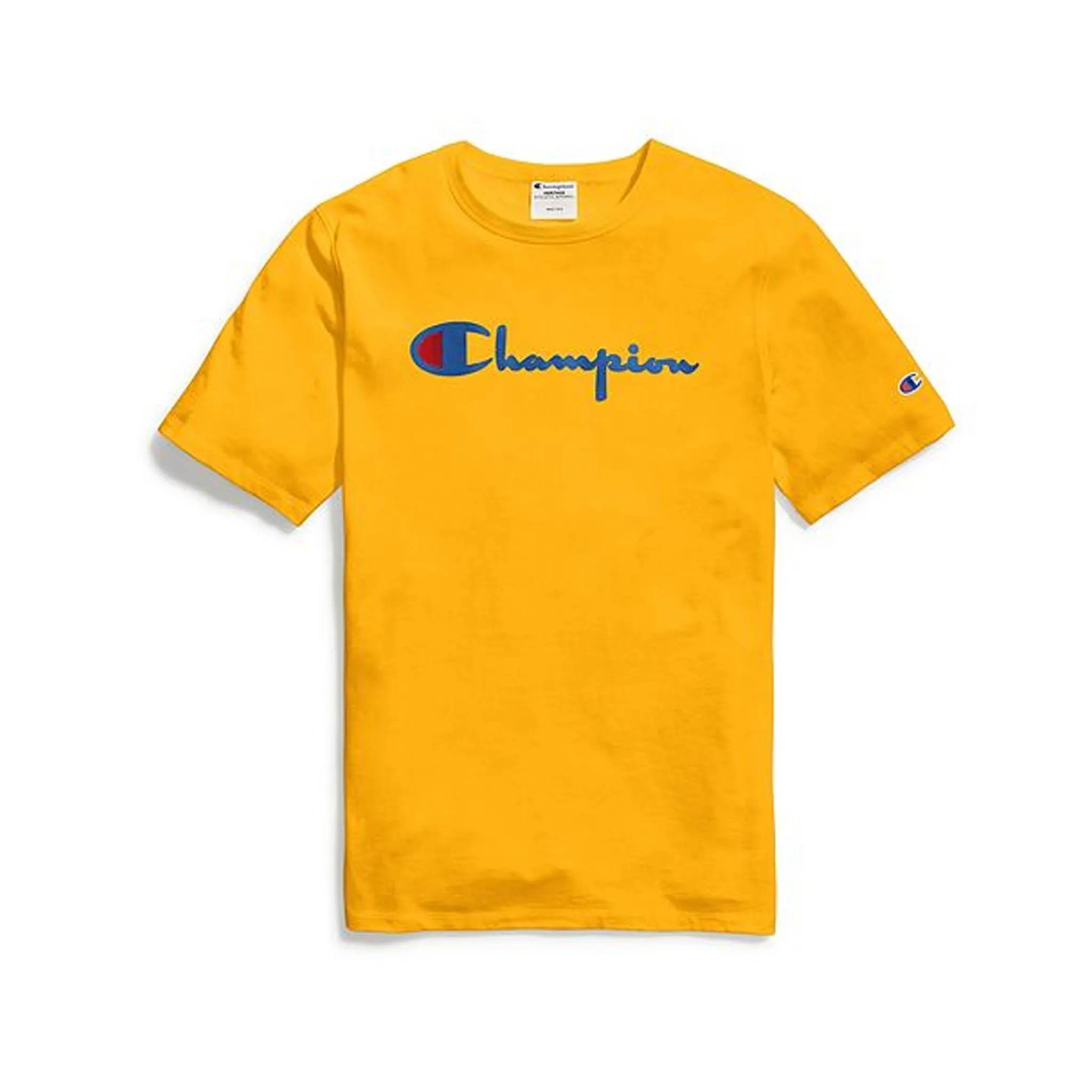 Champion Life Men's Heritage Tee, Flock 90s Logo T-Shirt