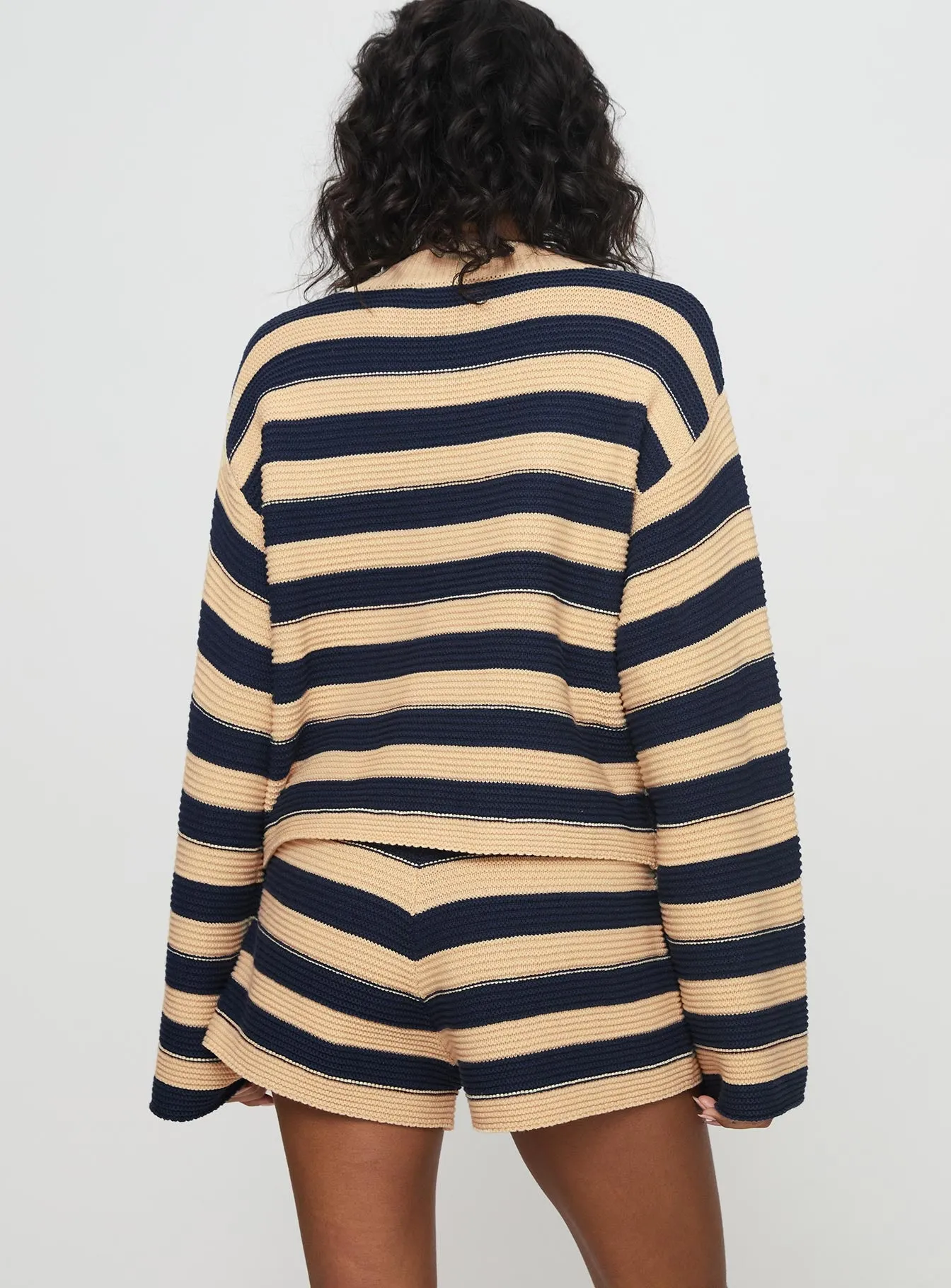 Cheyenne Set Navy / Cream Stripe