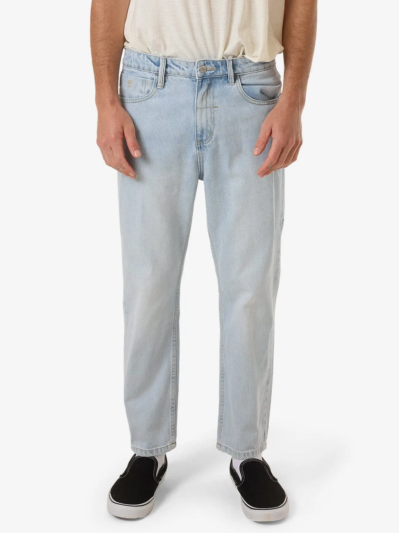 Chopped Denim Jean - Ether Blue