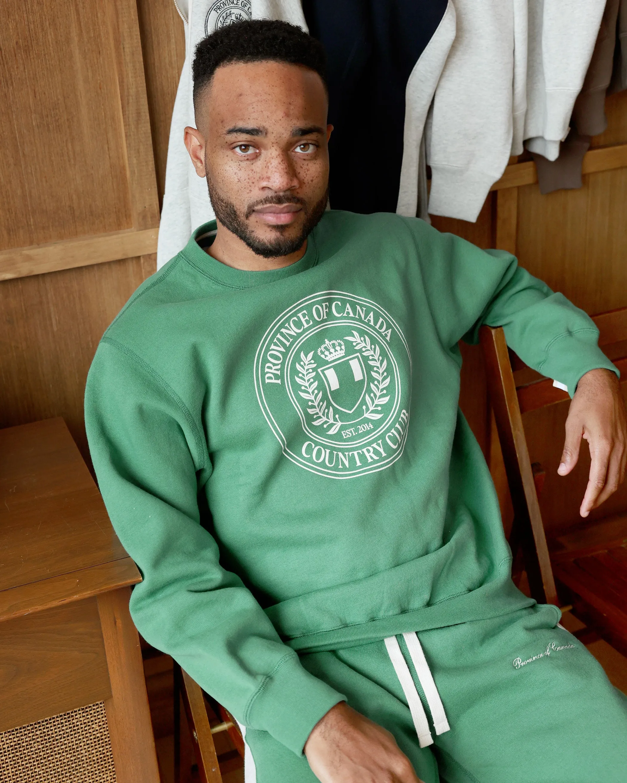 Country Club Fleece Sweatshirt Green - Unisex