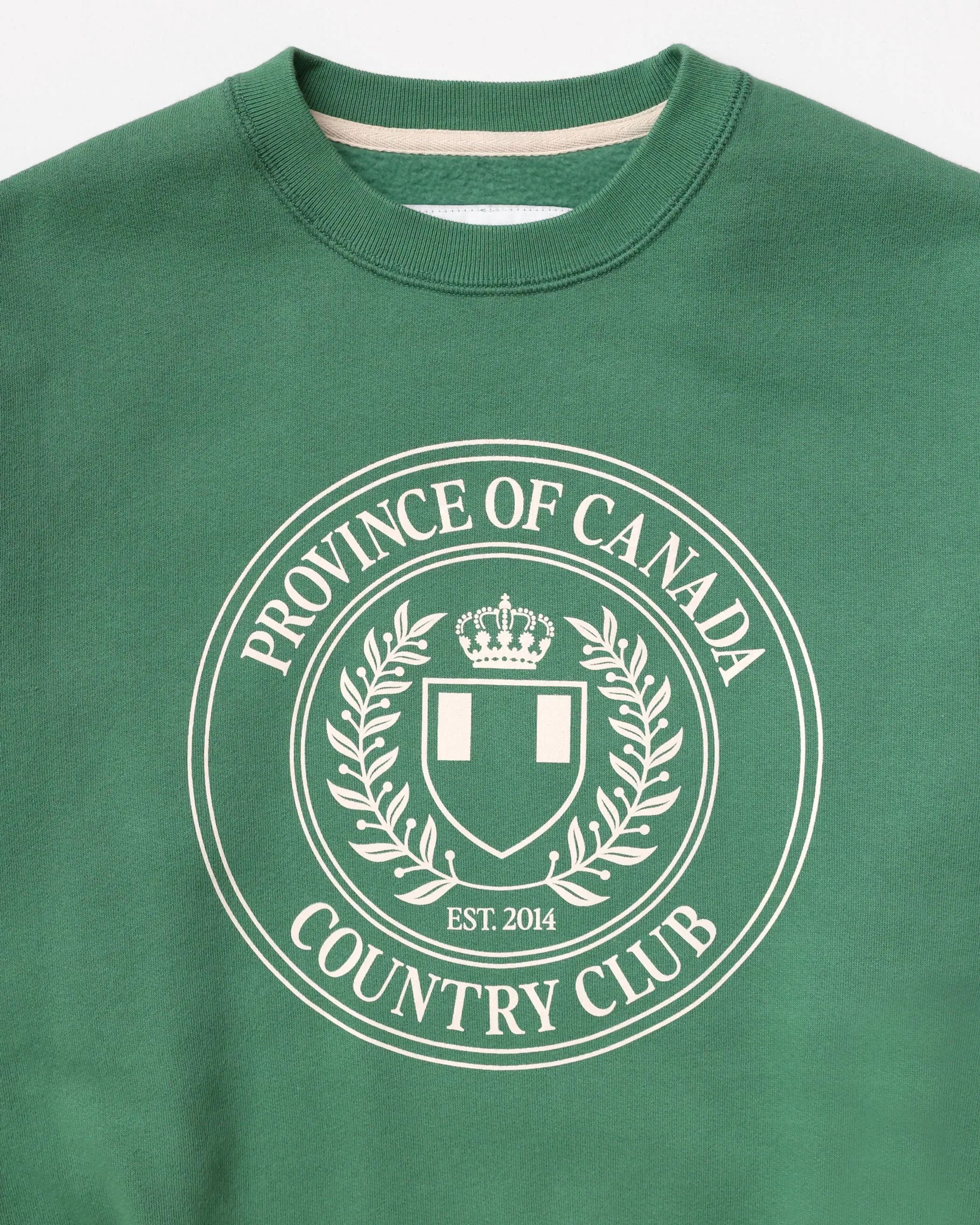 Country Club Fleece Sweatshirt Green - Unisex