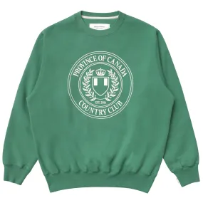 Country Club Fleece Sweatshirt Green - Unisex