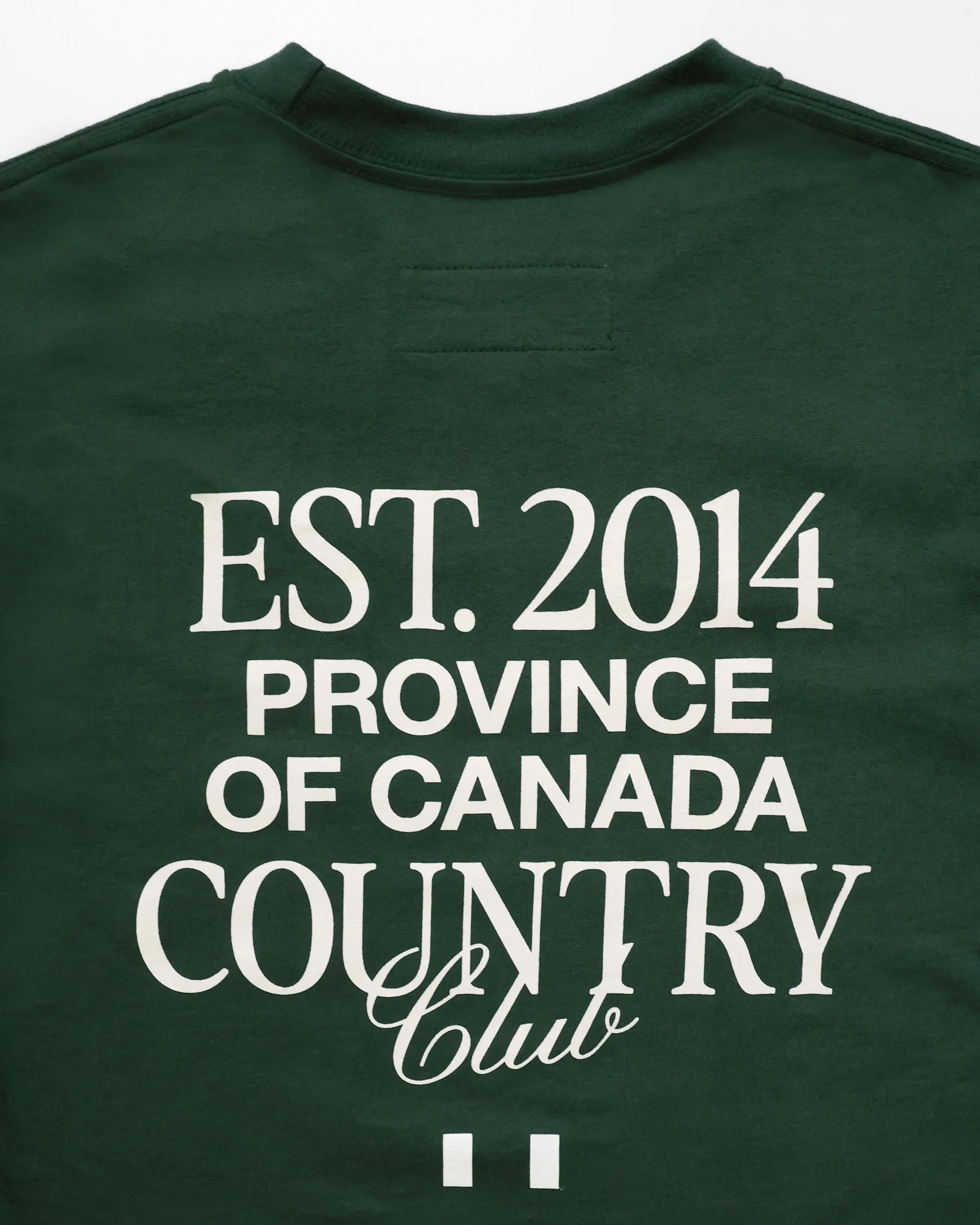 Country Club Long Sleeve Tee Forest - Unisex