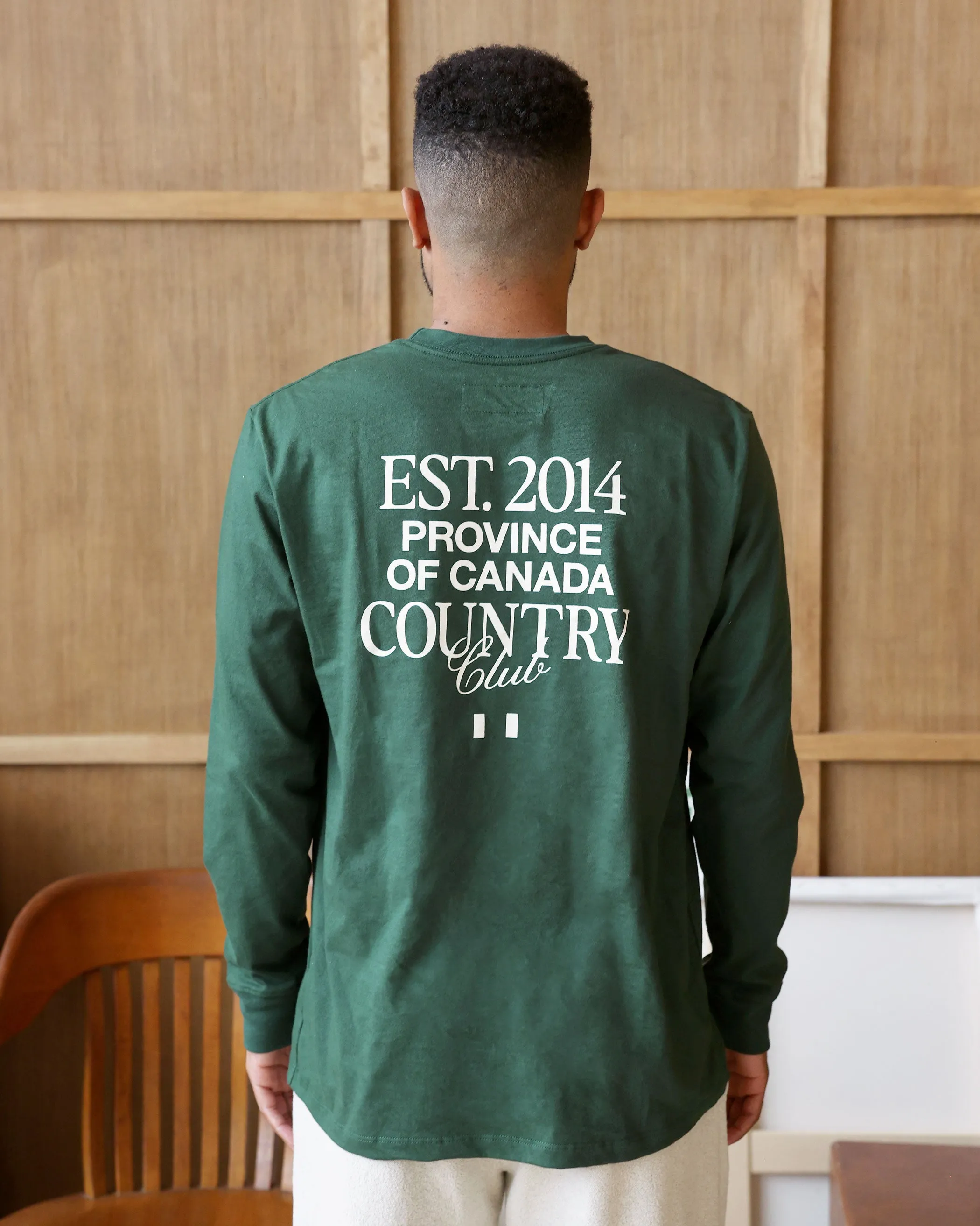 Country Club Long Sleeve Tee Forest - Unisex