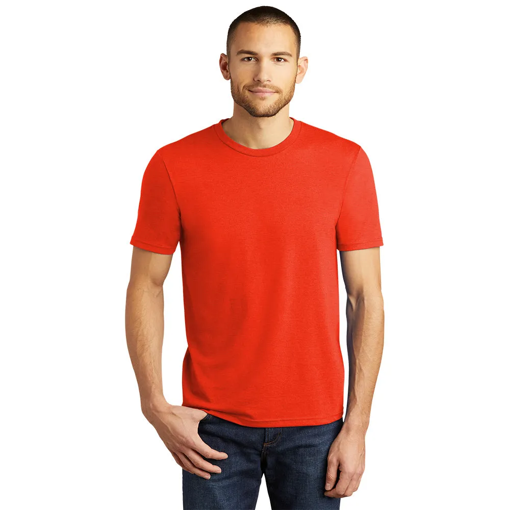 District DM130 Perfect Tri Tee - Deep Orange Heather