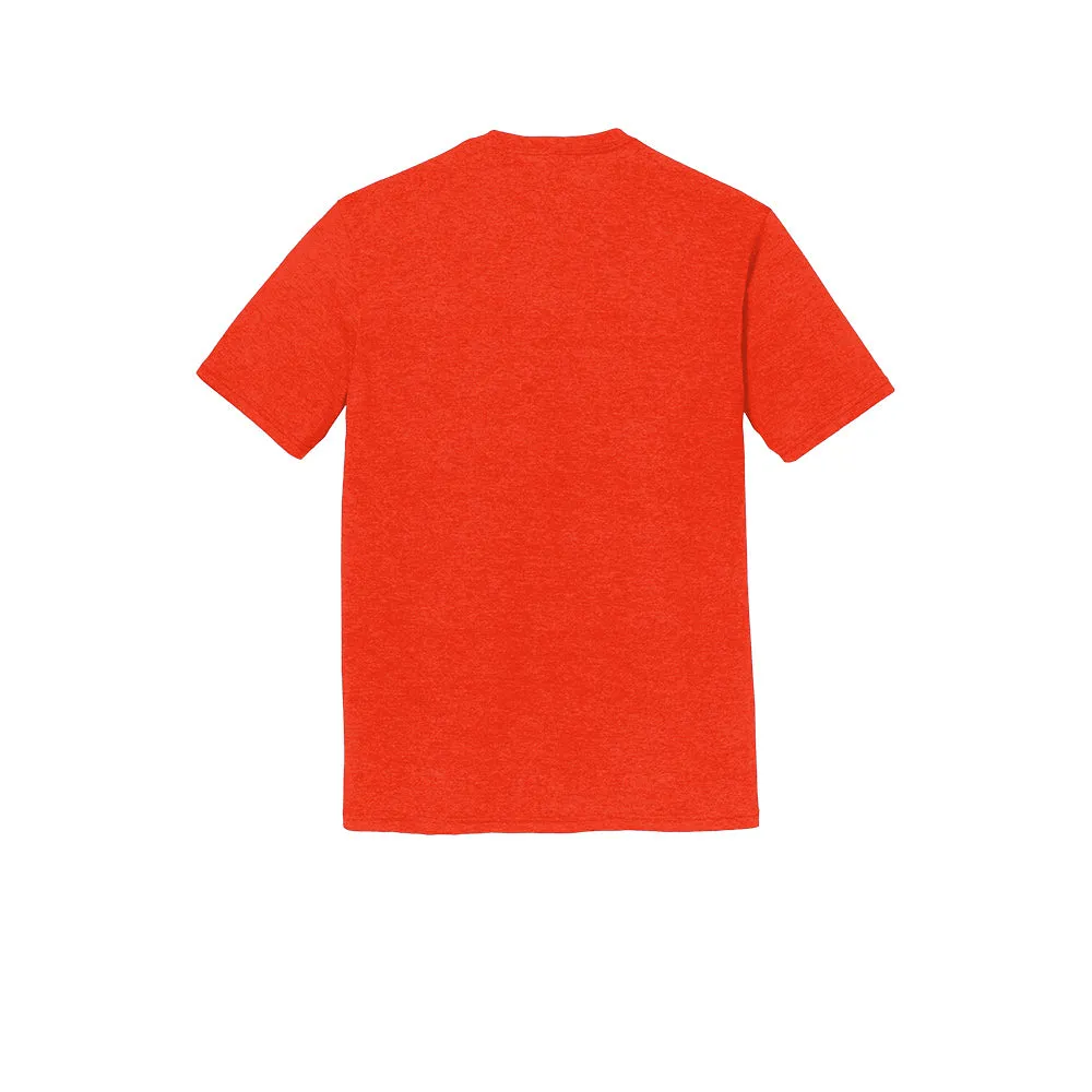 District DM130 Perfect Tri Tee - Deep Orange Heather