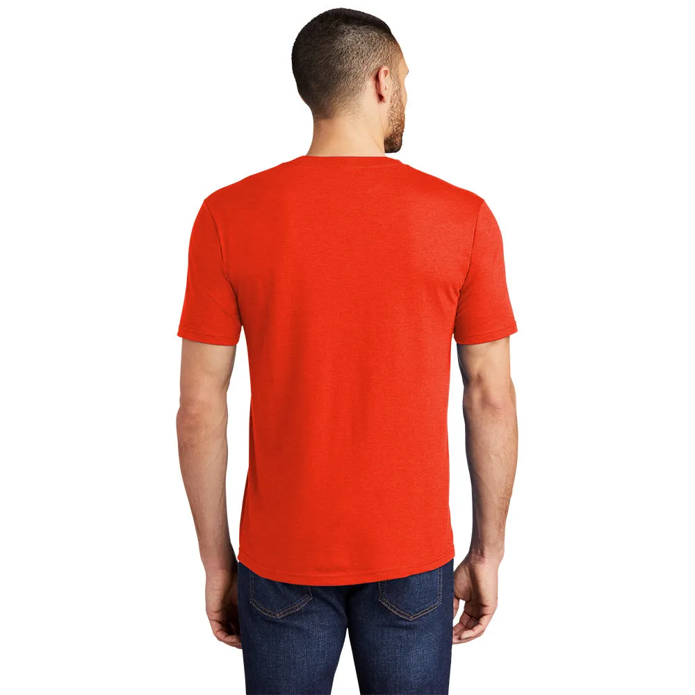 District DM130 Perfect Tri Tee - Deep Orange Heather