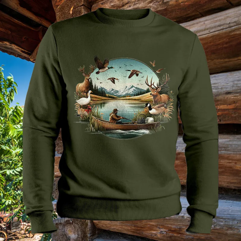 Duck Hunting | Men's Fall Sweatshirt