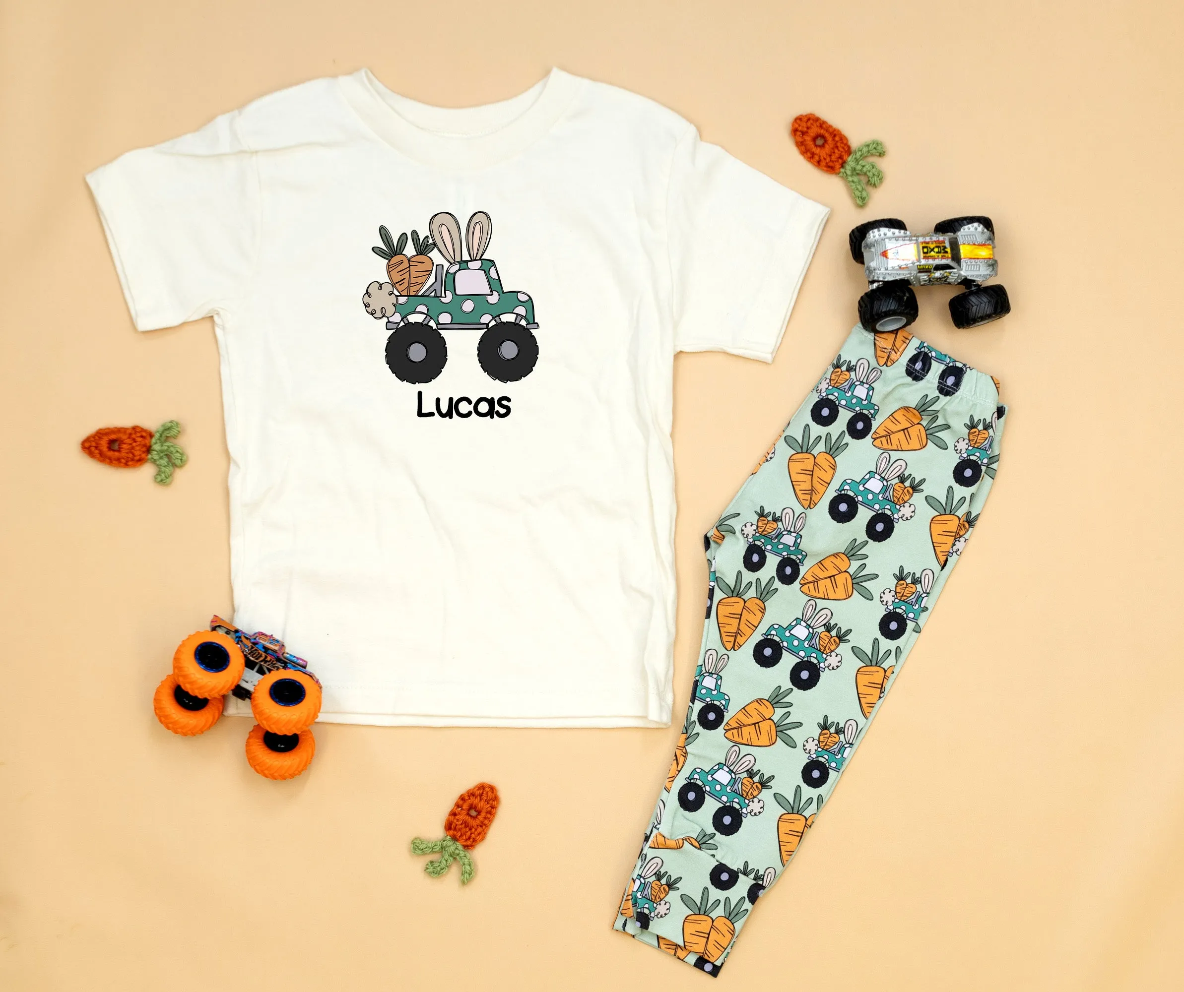 Easter Monster Truck | Natural Tshirt