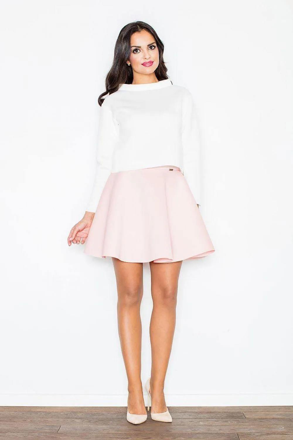 Elegant Laser Cut A-Line Mini Skirt - Transform Your Look