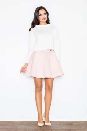 Elegant Laser Cut A-Line Mini Skirt - Transform Your Look