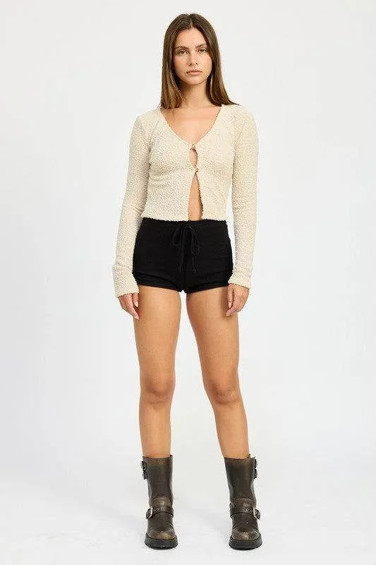 Emory Park Cropped Sweater Cardigan