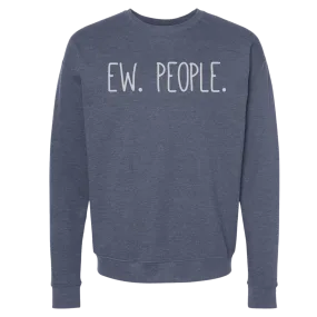 EW PEOPLE Crew Sweatshirt: Heather Navy