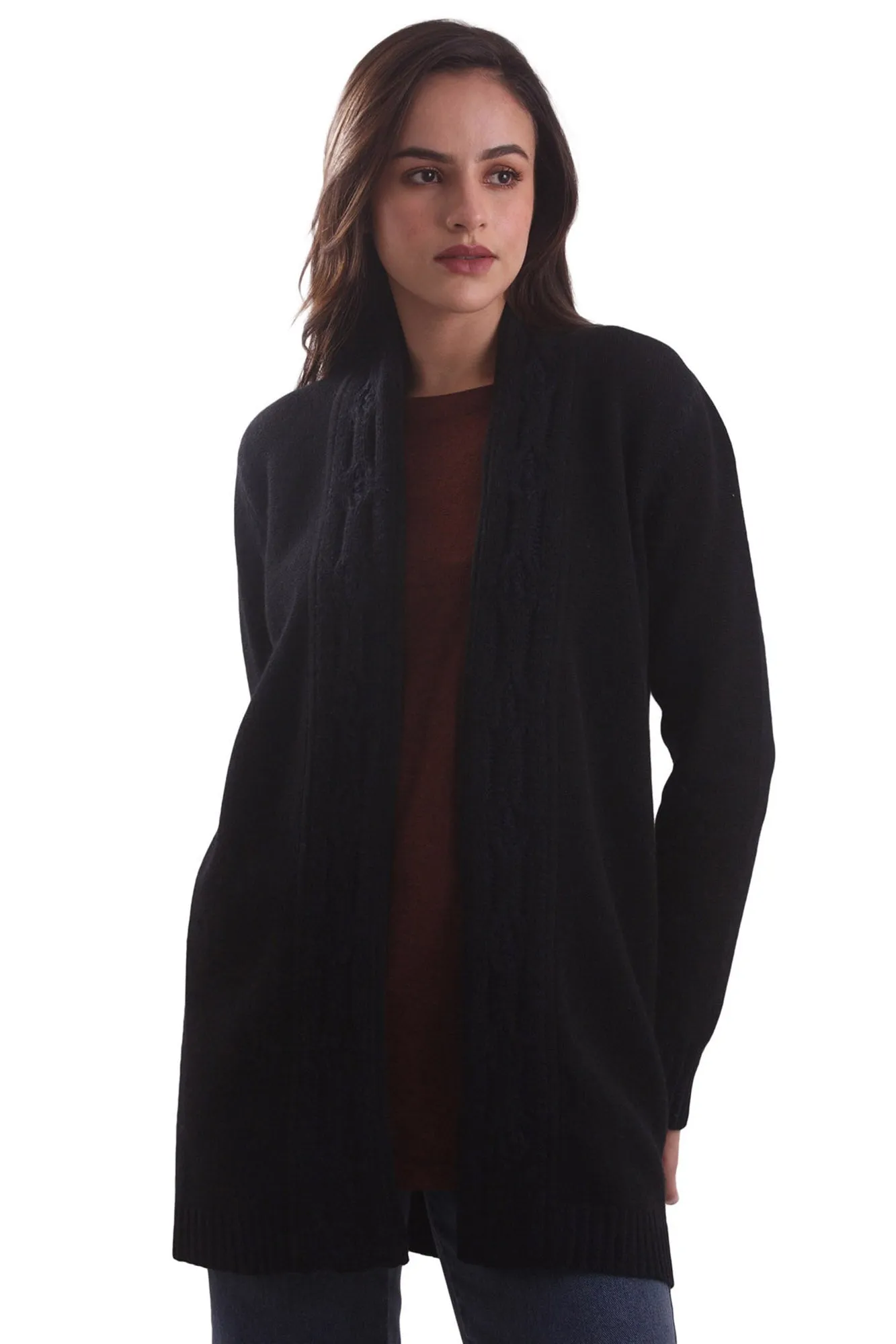 Inky Black Cardigan