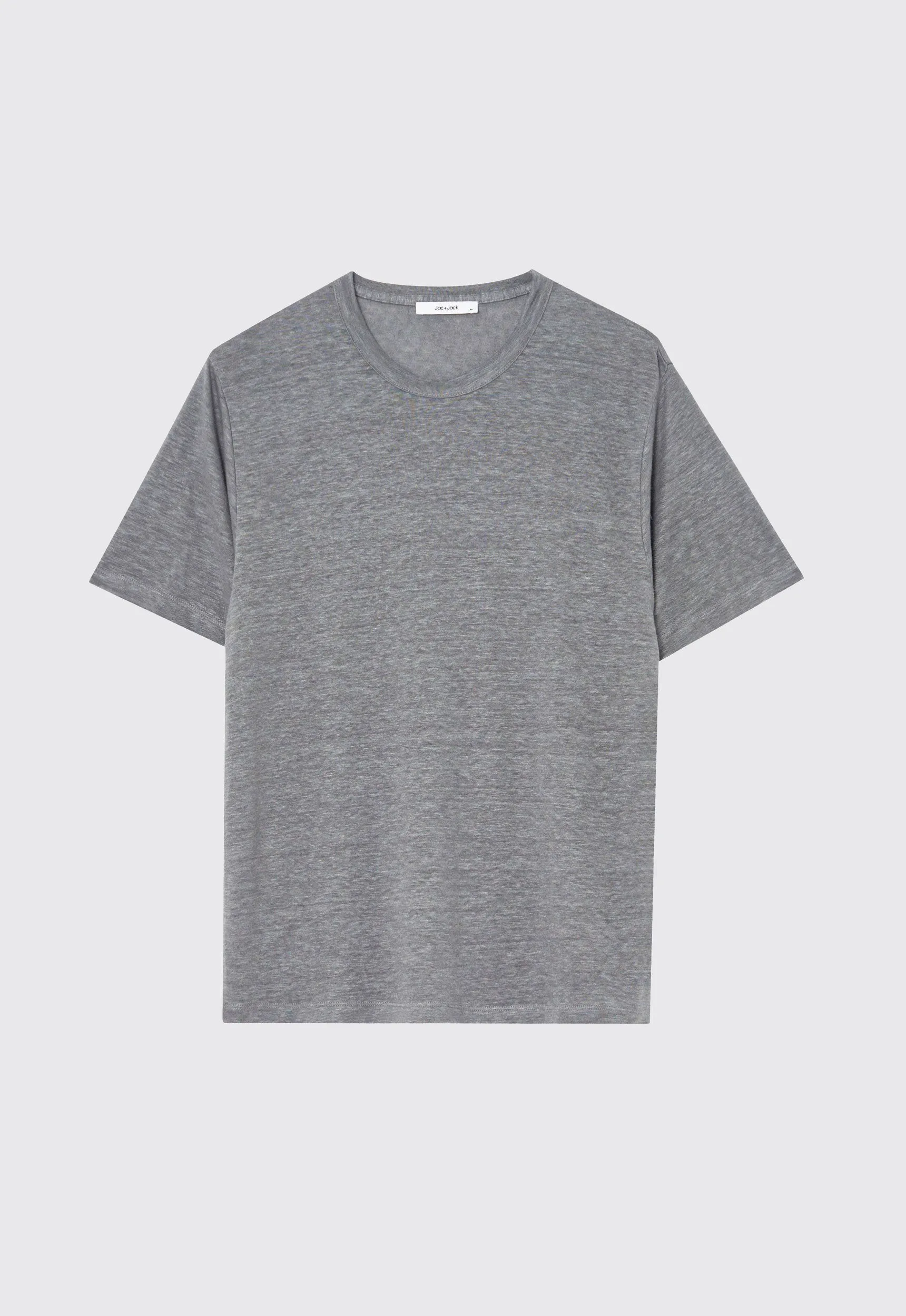 Line Linen Tee - Fob Grey