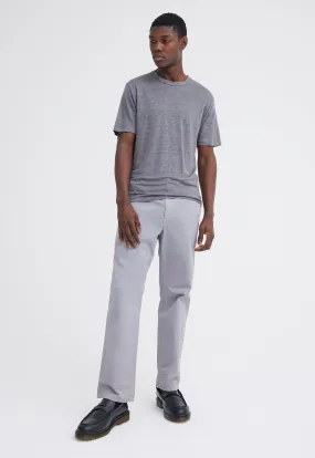 Line Linen Tee - Fob Grey