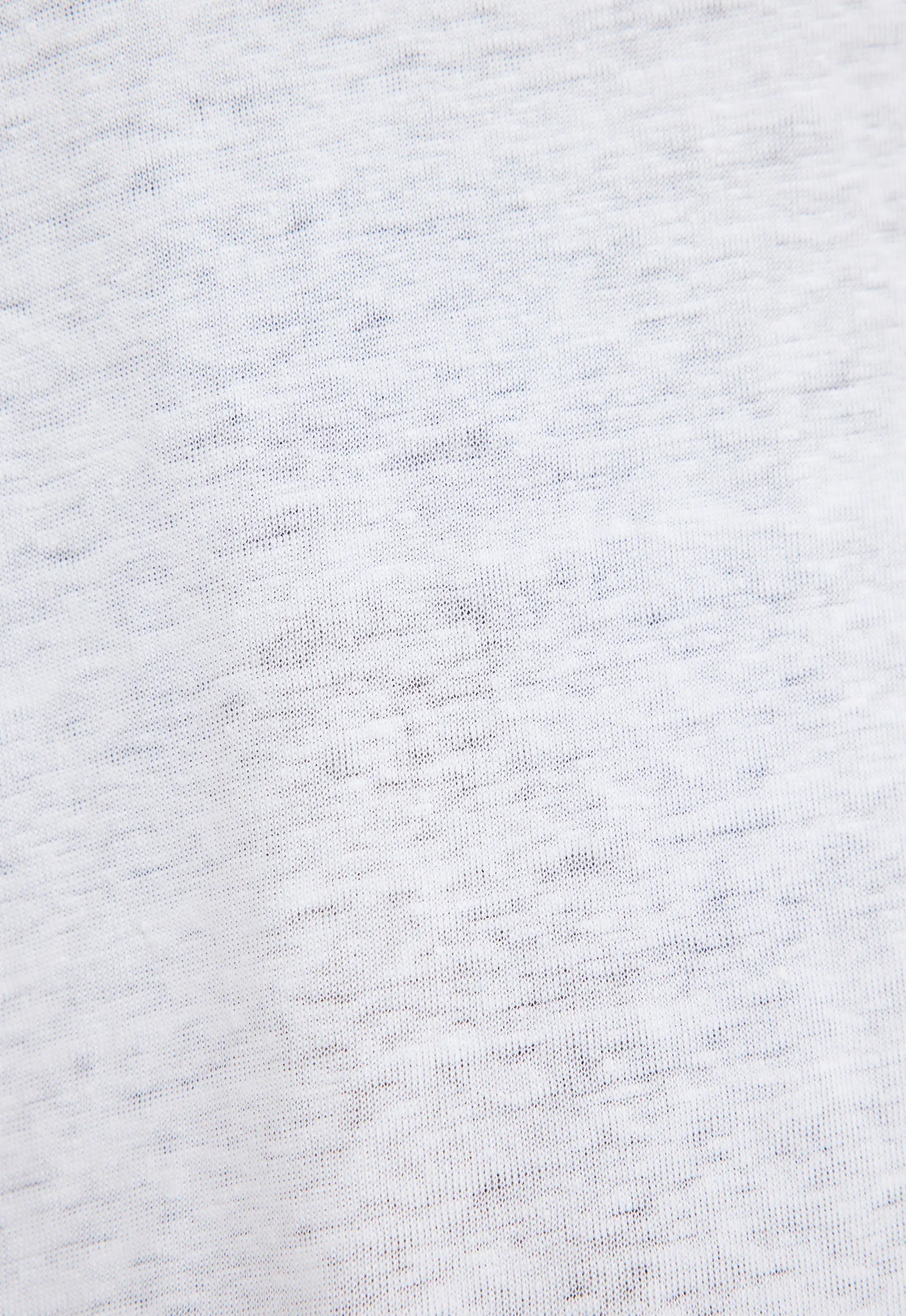 Line Linen Tee - White