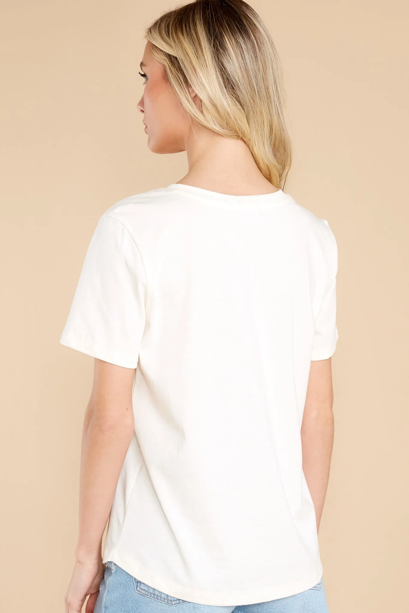 Lola Aperitivo White Loose Tee