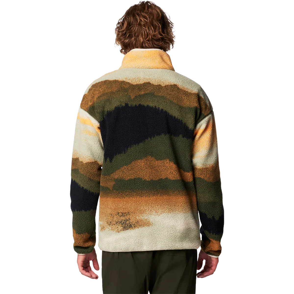 Men's Helvetia II Printed 1/2 Snap Printed Fleece Pullover