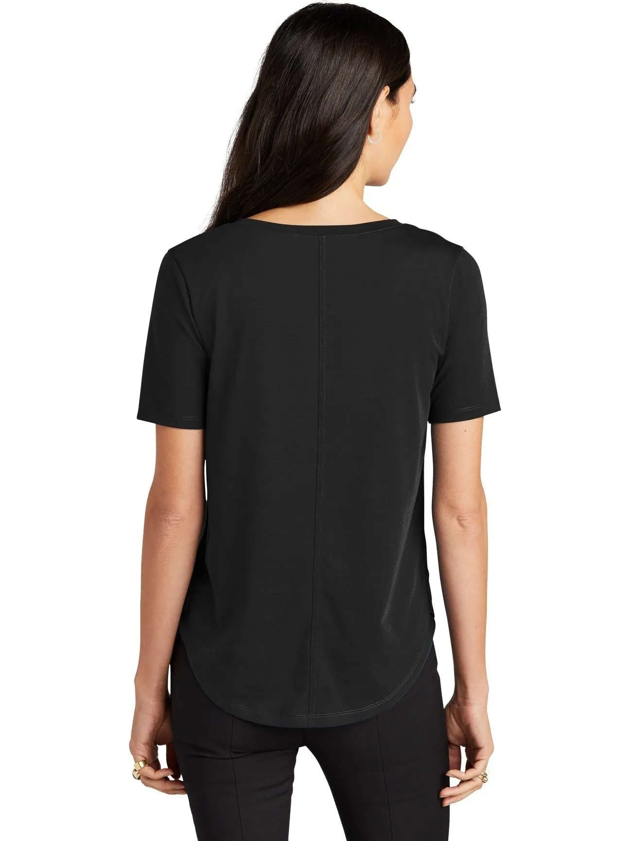 Mercer Mettle Ladies Stretch Jersey Relaxed Scoop