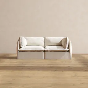 Modular Performance 2-Seater in Flour | Relaxed Blend