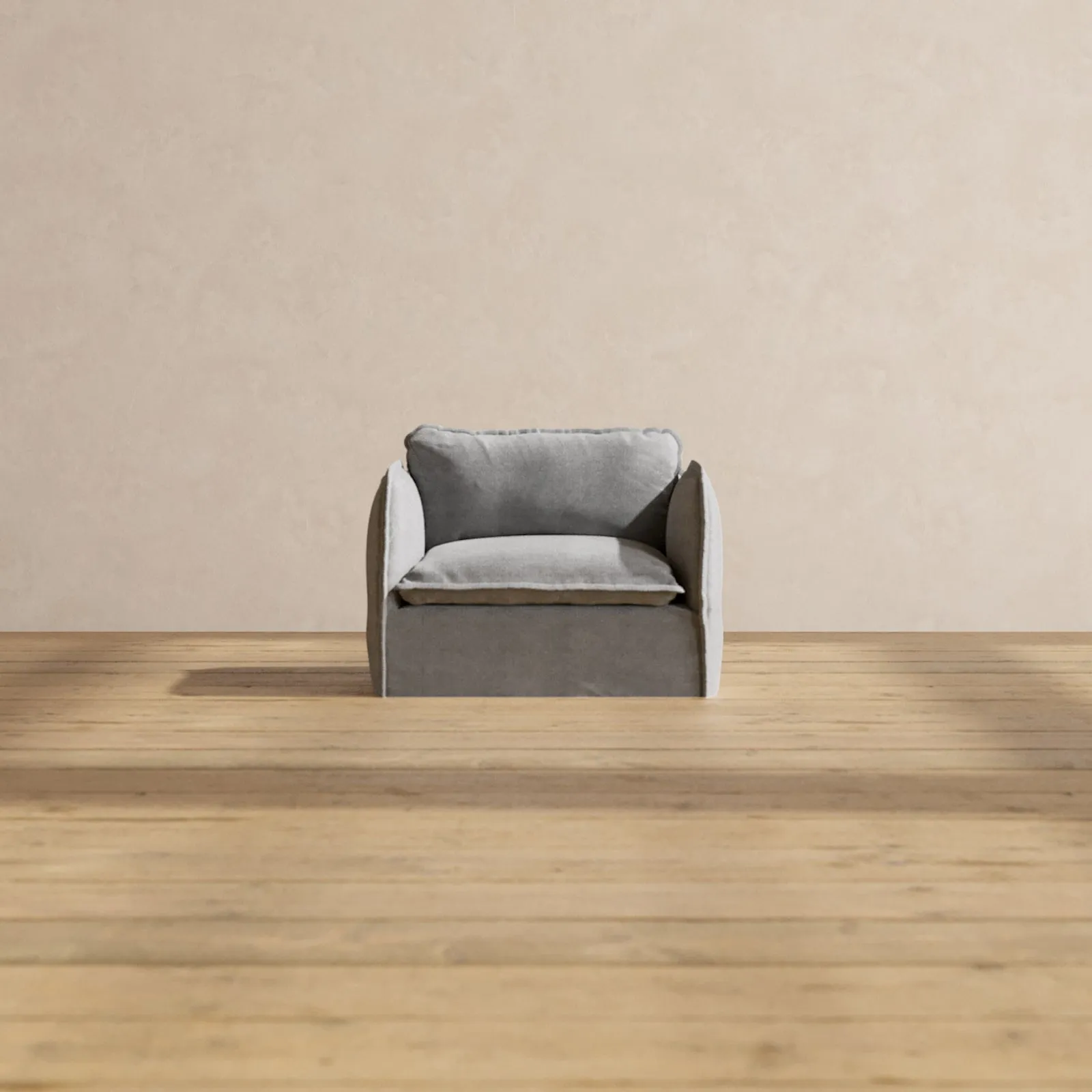 Modular Performance Armchair in Ash | Relaxed Blend