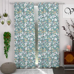 Monata Printed Curtain - Set Of Two