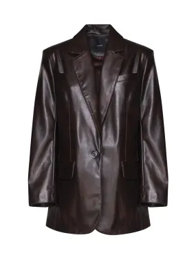 Noventa Eco Leather Blazer Jacket