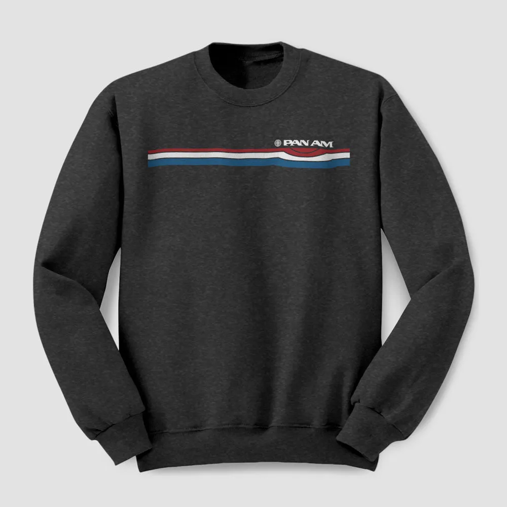 Pan Am Retro Stripe - Sweatshirt