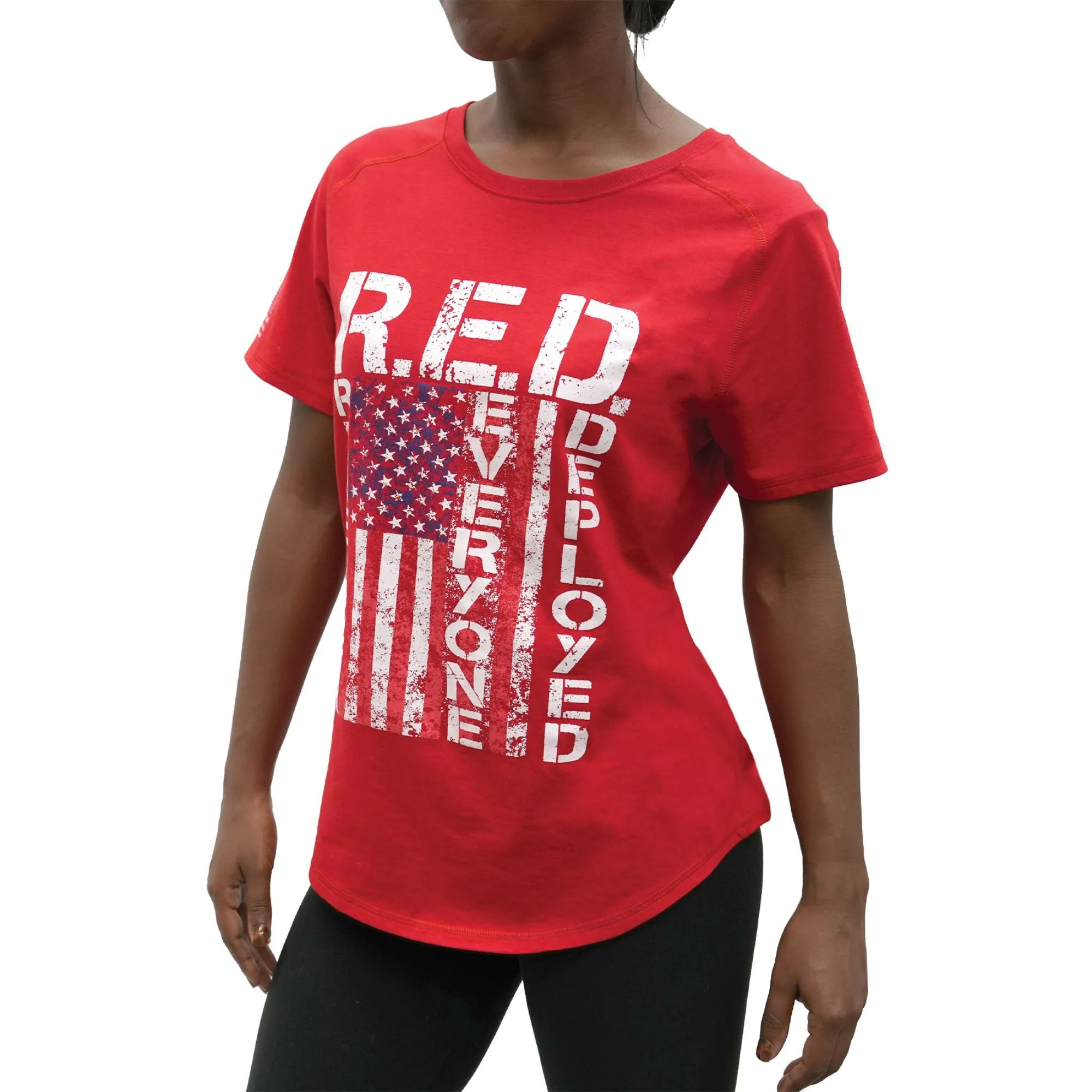 Red - Women's R.E.D. (Remember Everyone Deployed) T-Shirt