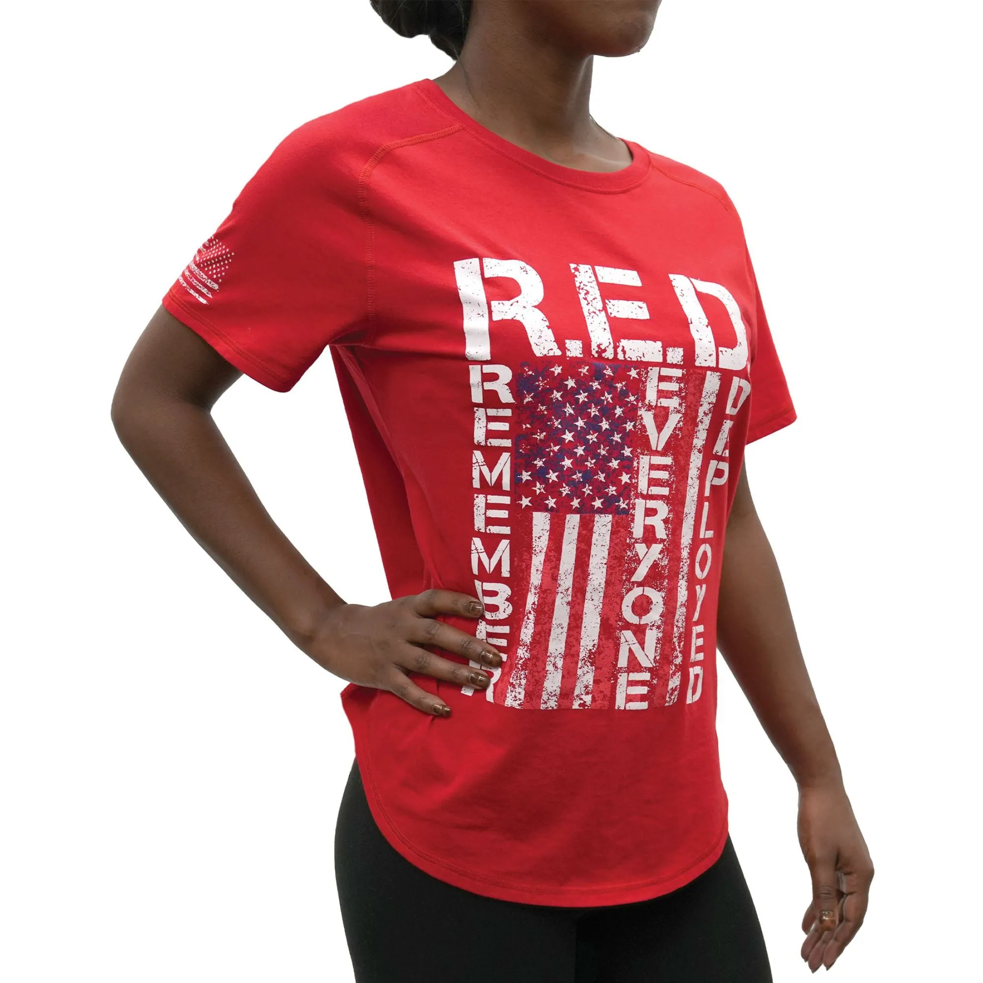 Red - Women's R.E.D. (Remember Everyone Deployed) T-Shirt