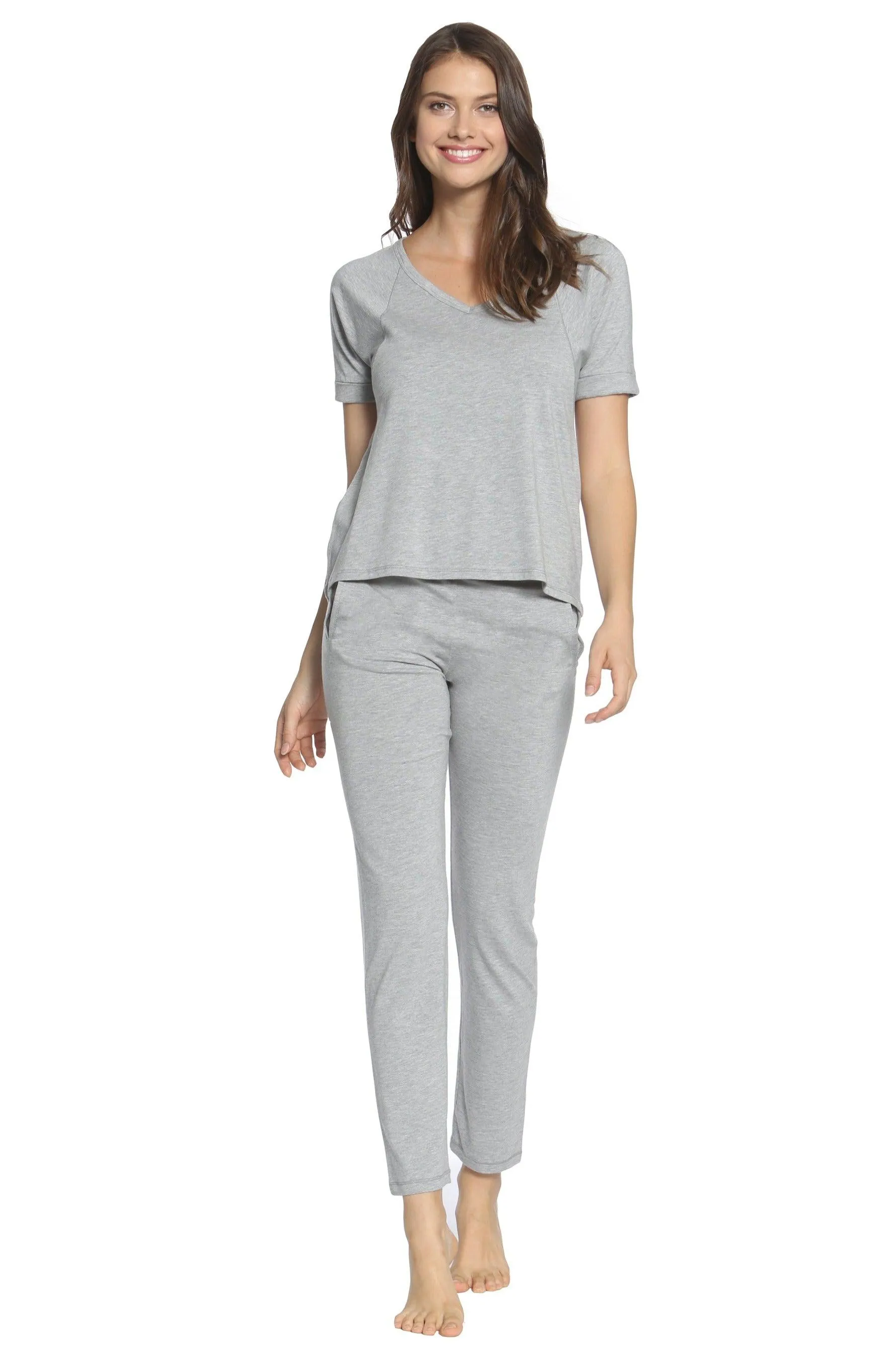 Relaxed Short Sleeve Loungewear Set