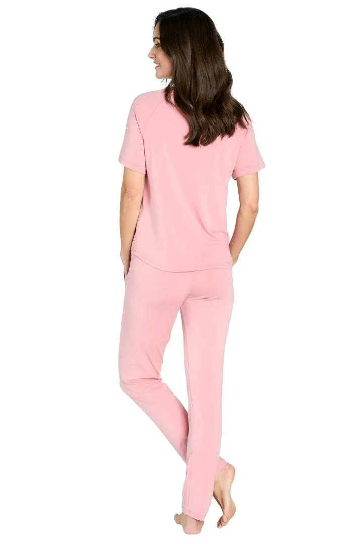 Relaxed Short Sleeve Loungewear Set