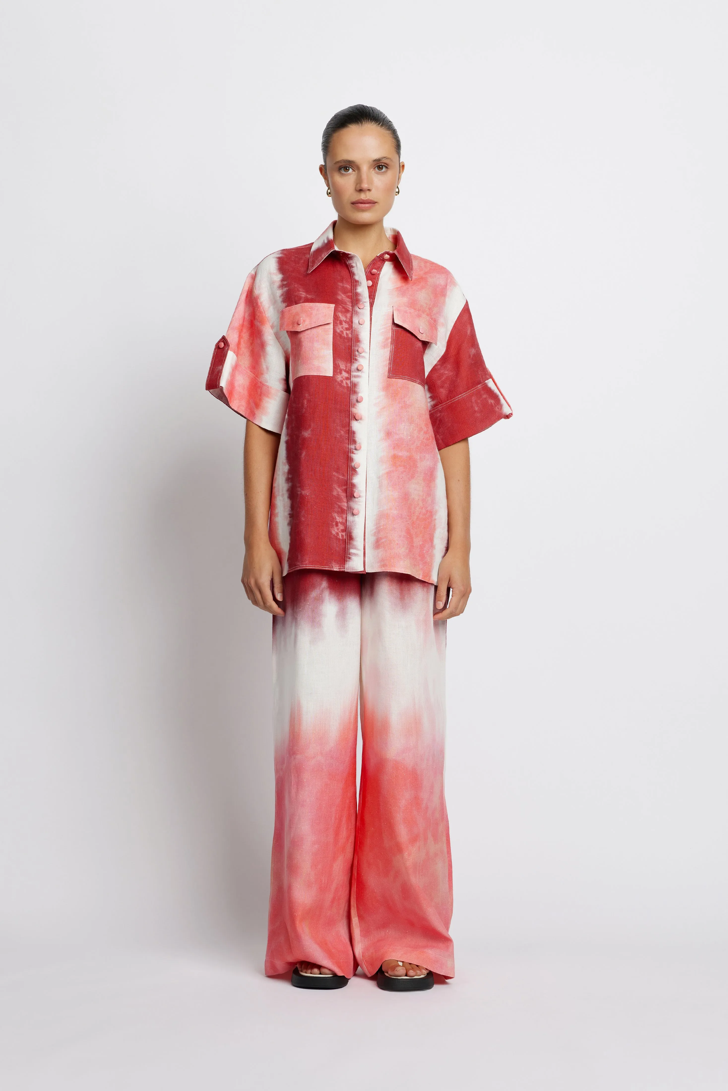 Rosewood Relaxed Pant - Rosewood Tie Dye