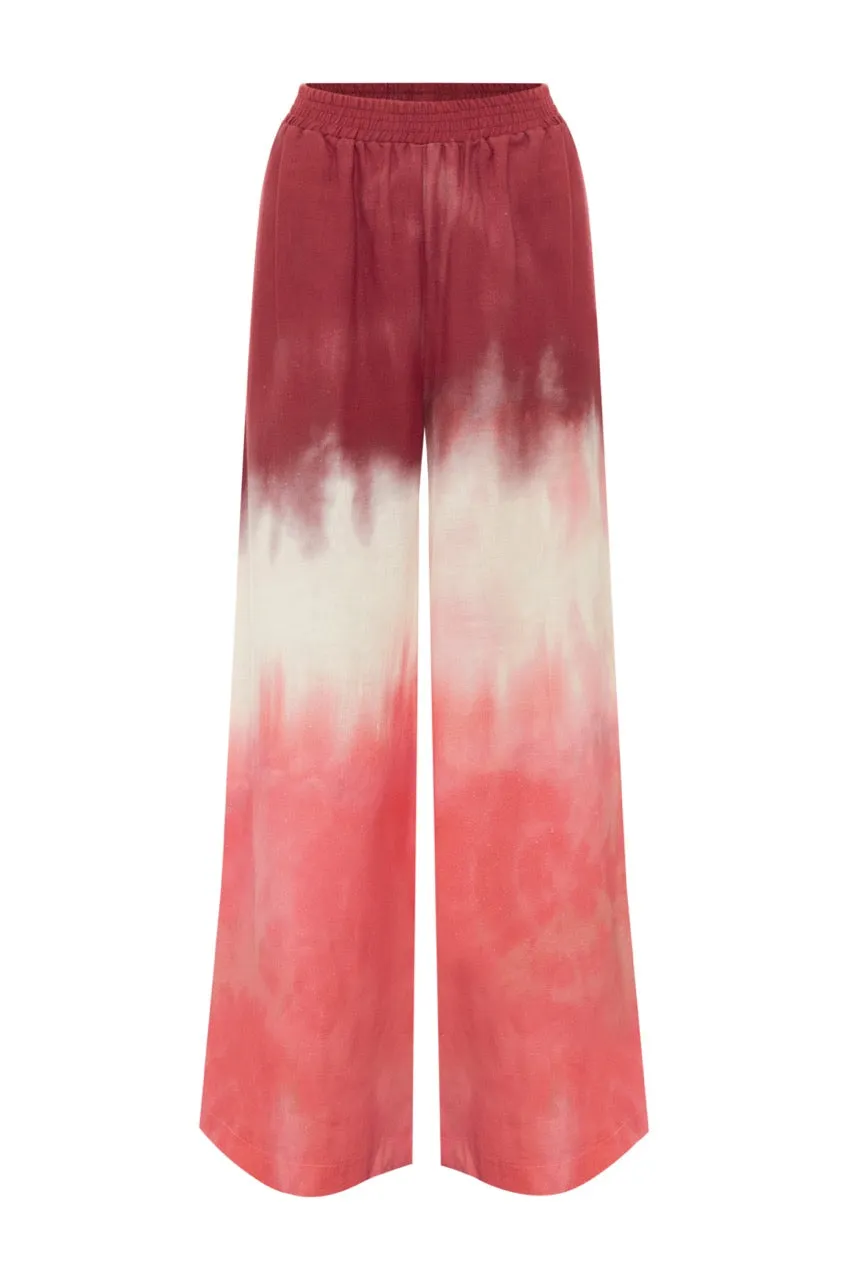 Rosewood Relaxed Pant - Rosewood Tie Dye