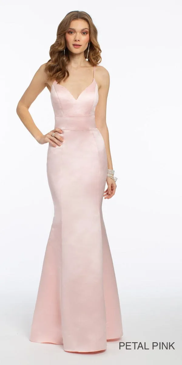 Satin Mermaid Sweetheart Dress - Petite