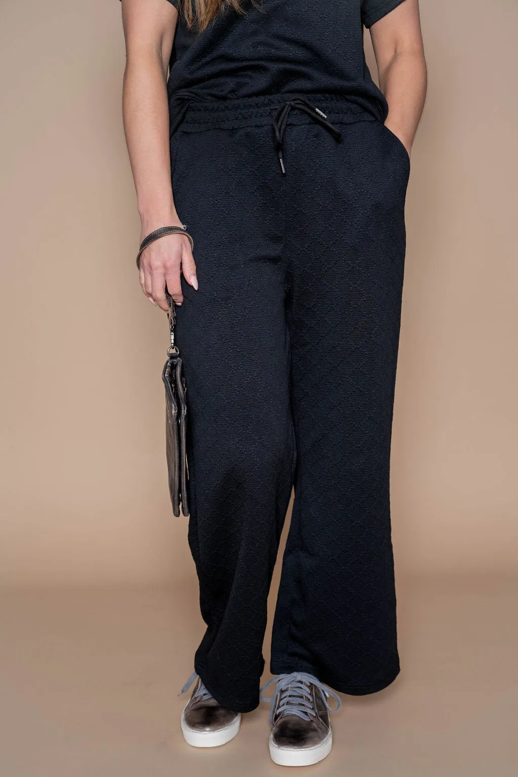 Subtle Argyle Relaxed Bottom Pants