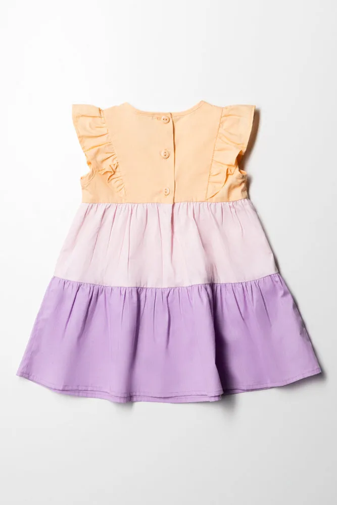 Tg Colourblock Dress Colorblock