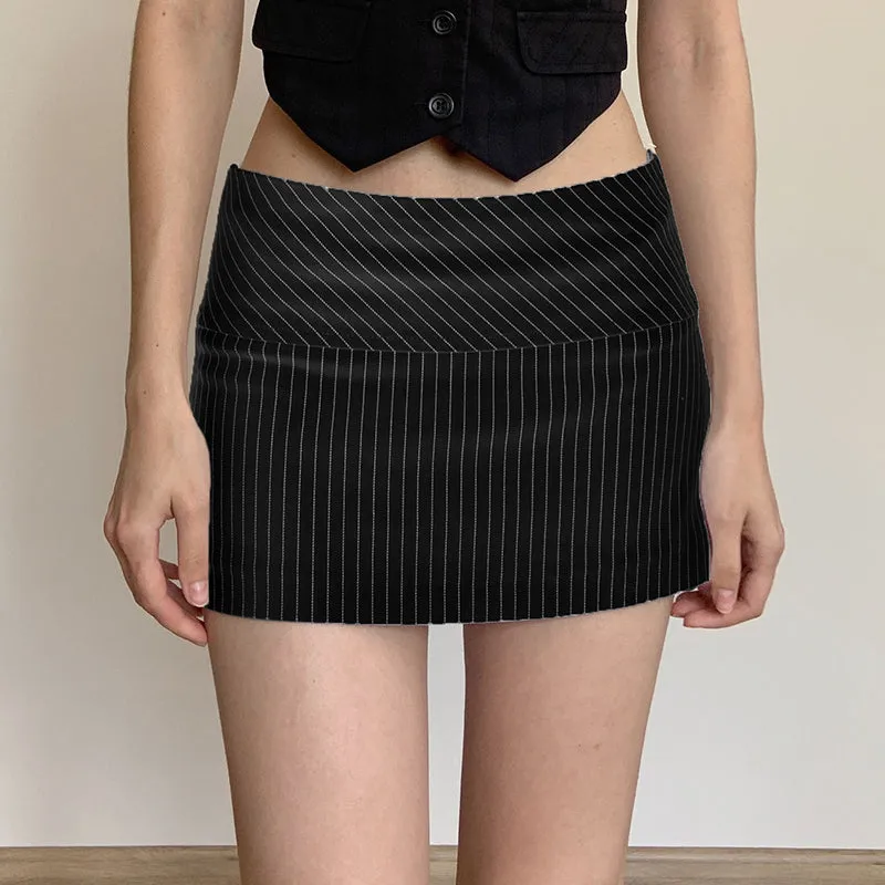 Ursula Striped Mini Skirt