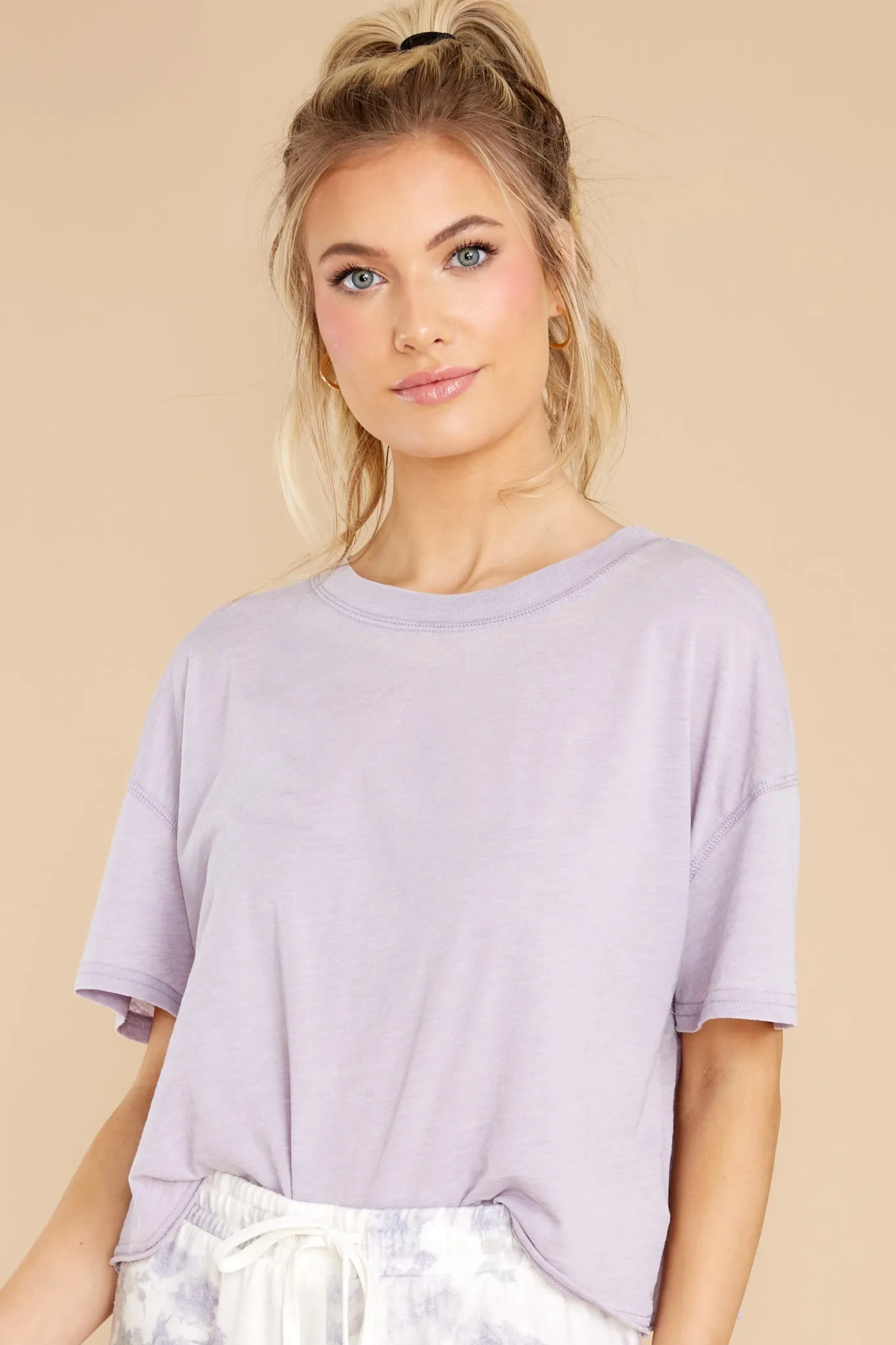 Vintage Lavender Ash Sleep Tee