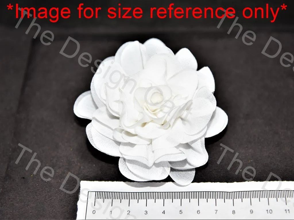 White Fabric Flower