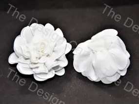 White Fabric Flower