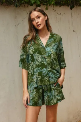 Wishful Thinking Relaxed Shirt and Shorts Set